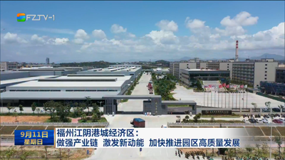 福州江阴港城经济区：做强产业链 激发新动能 加快推进园区高质量发展