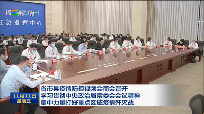 省市县疫情防控视频会商会召开 学习贯彻中央政治局常委会会议精神 集中力量打好重点区域疫情歼灭战