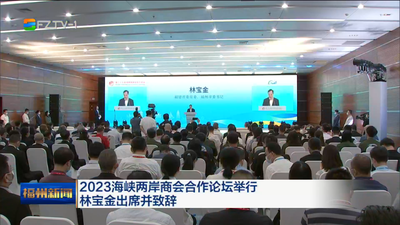 2023海峡两岸商会合作论坛举行 林宝金出席并致辞