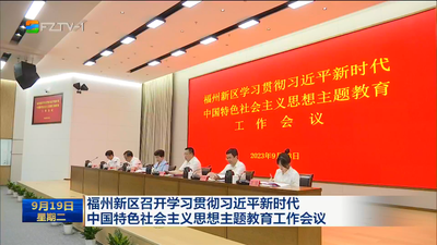 福州新区召开学习贯彻习近平新时代中国特色社会主义思想主题教育工作会议