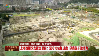 党建领航 经济领跑 民生领先 上海西棚改安置房项目：坚守岗位抓进度 以赛促干激活力
