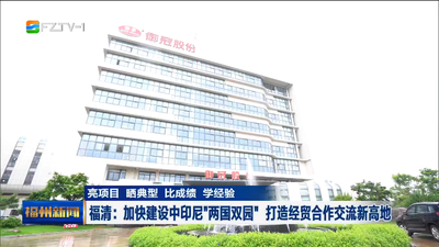 亮项目 晒典型 比成绩 学经验 福清：加快建设中印尼“两国双园” 打造经贸合作交流新高地