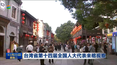 台湾省第十四届全国人大代表来榕视察