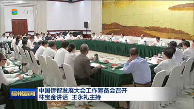 中国侨智发展大会工作筹备会召开 林宝金讲话 王永礼主持 提高站位 立足全国 放眼全球 办出特色水平 打造一流品牌