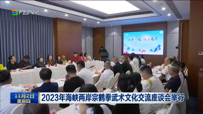 2023年海峡两岸宗鹤拳武术文化交流座谈会举行