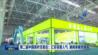 第二届中国茶叶交易会：汇好茶聚人气 展商参展热情高 