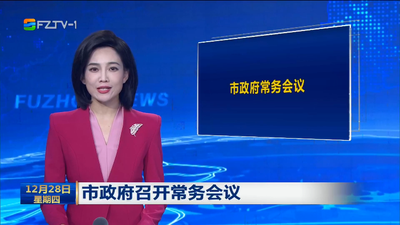 市政府召开常务会议