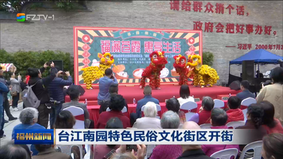 台江南园特色民俗文化街区开街