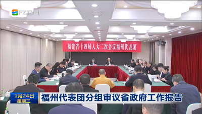 福州代表团分组审议省政府工作报告