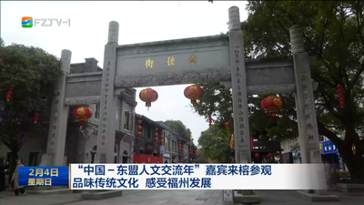 “中国－东盟人文交流年”嘉宾来榕参观 品味传统文化 感受福州发展