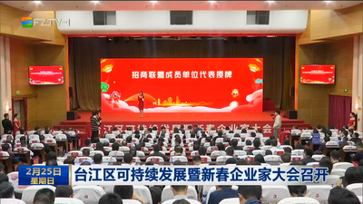 台江区可持续发展暨新春企业家大会召开