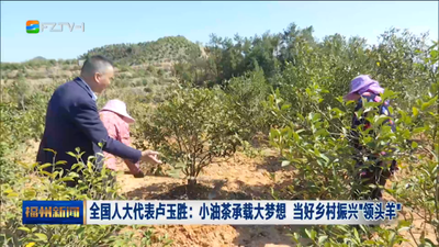 全国人大代表卢玉胜：小油茶承载大梦想 当好乡村振兴“领头羊”