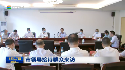 市领导接待群众来访