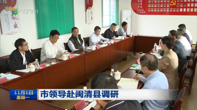 市领导赴闽清县调研