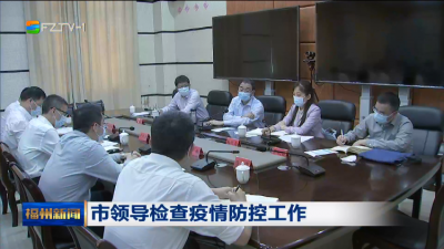 市领导检查疫情防控工作