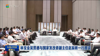 林宝金吴贤德与国家发改委副主任赵辰昕一行座谈