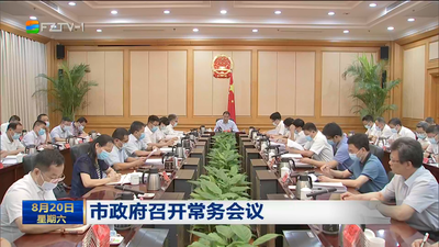 市政府召开常务会议
