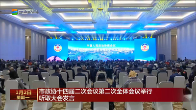 市政协十四届二次会议第二次全体会议举行 听取大会发言