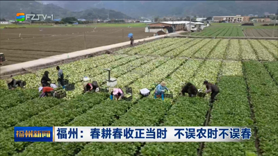 福州：春耕春收正当时 不误农时不误春