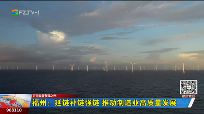 福州：延链补链强链 推动制造业高质量发展