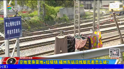 我为群众办实事丨空地变身菜地+垃圾场 福州东站沿线脏乱差怎么破？