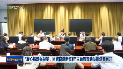 “凝心铸魂强根基、团结奋进新征程”主题教育动员推进会召开
