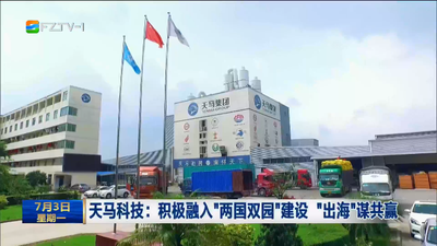 天马科技：积极融入“两国双园”建设 “出海”谋共赢