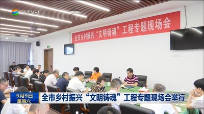 全市乡村振兴“文明铸魂”工程专题现场会举行