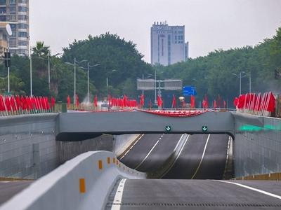 闽江大道下穿通道今日通车 周边路面预计下月全面开放通行