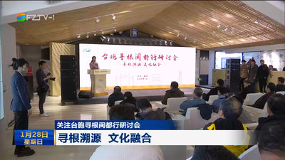 关注台胞寻根闽都行研讨会 寻根溯源 文化融合