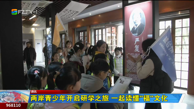 两岸青少年开启研学之旅 一起读懂“福”文化