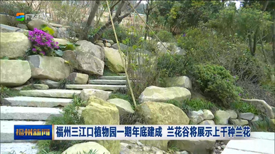 福州三江口植物园一期年底建成 兰花谷将展示上千种兰花