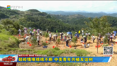 鼓岭情缘绵绵不断 中美青年共植友谊树