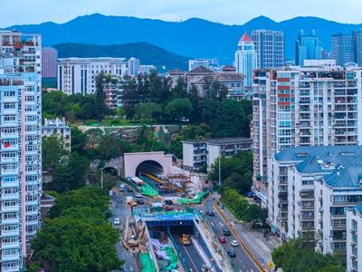 福州象山隧道东侧双层隧道7月1日通车