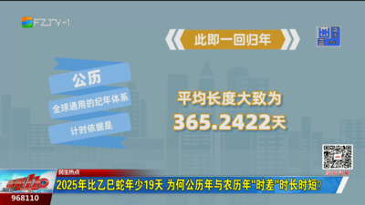 2025年比乙巳蛇年少19天 为何公历年与农历年“时差”时长时短？