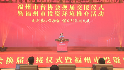 福州市台协会换届交接仪式暨福州市投资环境推介活动举行 郭宁宁出席并致辞