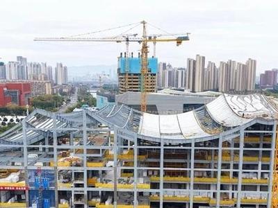 福建美术馆主体封顶 计划10月底前竣工验收