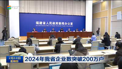 2024年我省企业数突破200万户