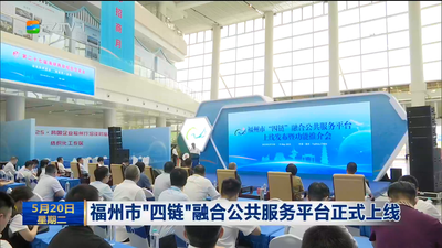 福州市“四链”融合公共服务平台正式上线