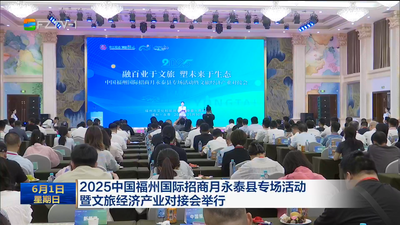 2025中国福州国际招商月永泰县专场活动暨文旅经济产业对接会举行