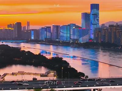 央视关注：福州晚霞刷屏！犹如天空写给城市的温柔诗