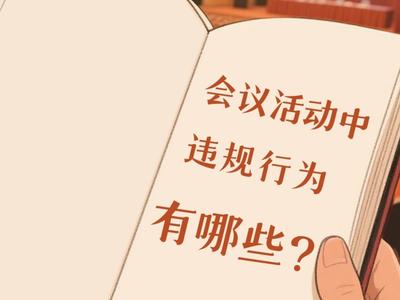 会议活动中的违规行为有哪些？