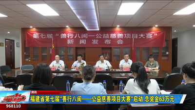 福建省第七届“善行八闽——公益慈善项目大赛”启动 总奖金63万元