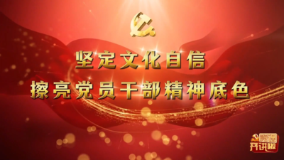 坚定文化自信 擦亮党员干部精神底色
