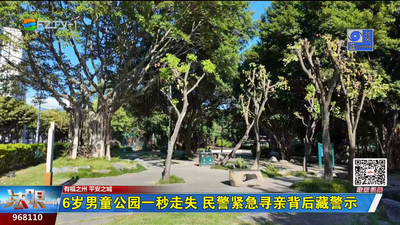 6歲男童公園一秒走失 民警緊急尋親背后藏警示