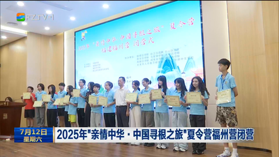 2025年“亲情中华·中国寻根之旅”夏令营福州营闭营