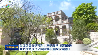 台江区委书记孙利：牢记嘱托 感恩奋进 奋力打造现代化国际城市重要示范窗口