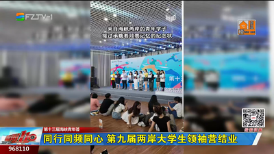 同行同频同心 第九届两岸大学生领袖营结业