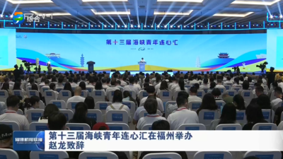 第十三届海峡青年连心汇在福州举办 赵龙致辞