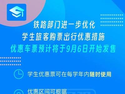 5大优惠措施！学生购票出行有新变化